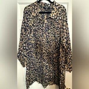 Elegant Animal Print Blouse